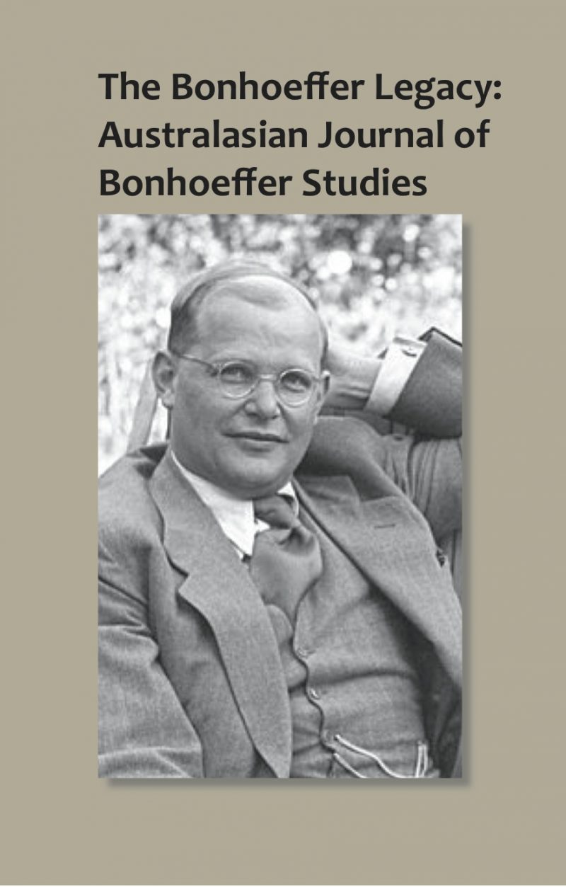 The Bonhoeffer Legacy: Australasian Journal of Bonhoeffer Studies (EPUB)-0